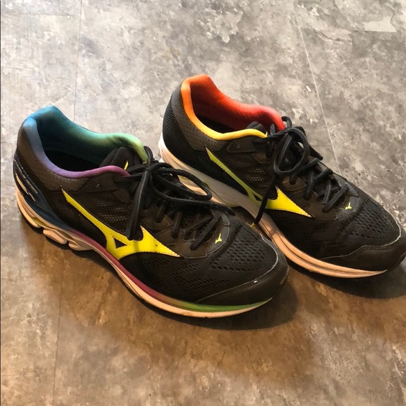 mizuno wave rider rainbow